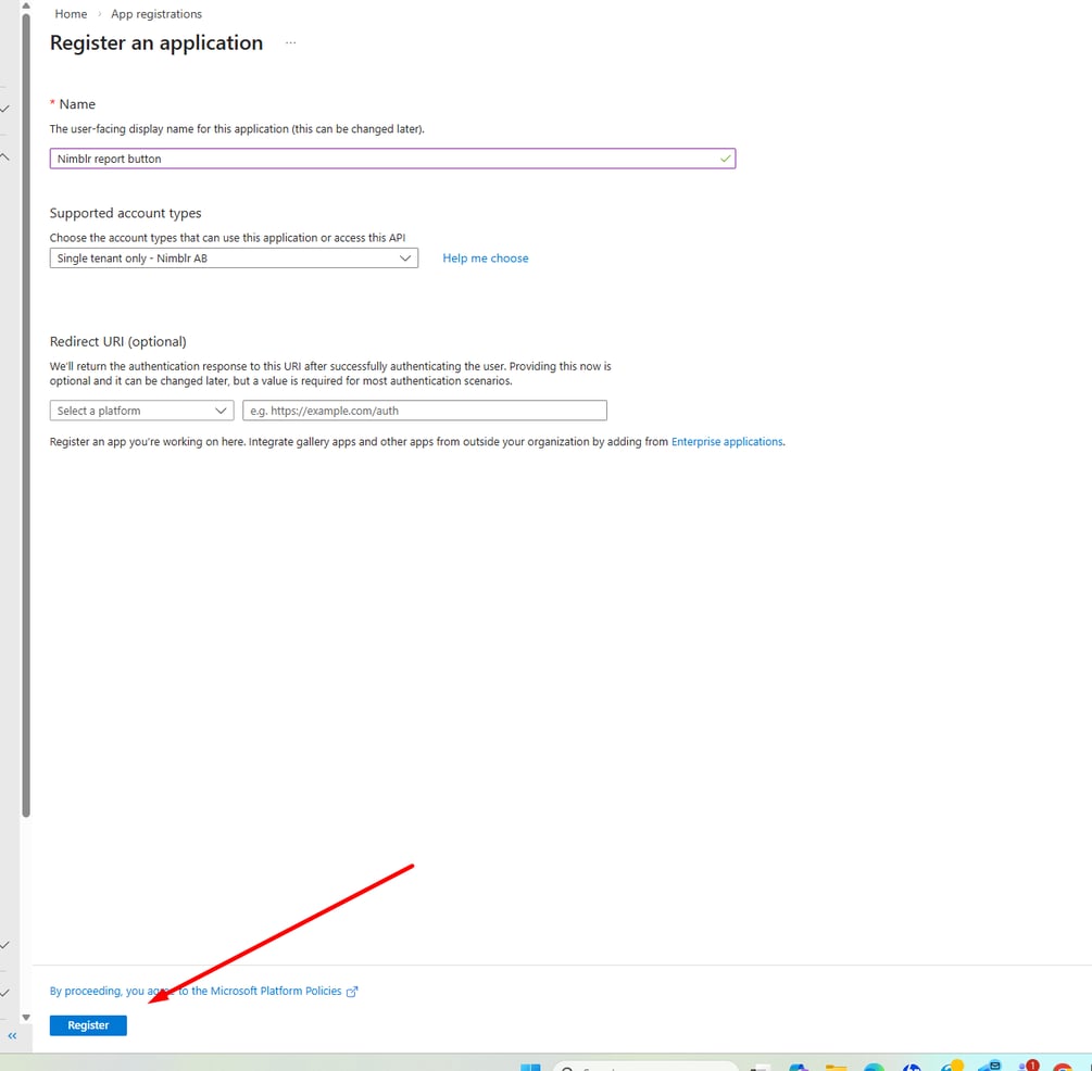 Microsof Reporg Button Microsoft Report Button - Nimblr Integration