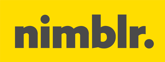 Nimblr logo in a yellow box.