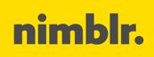 Nimblr logo in a yellow box.
